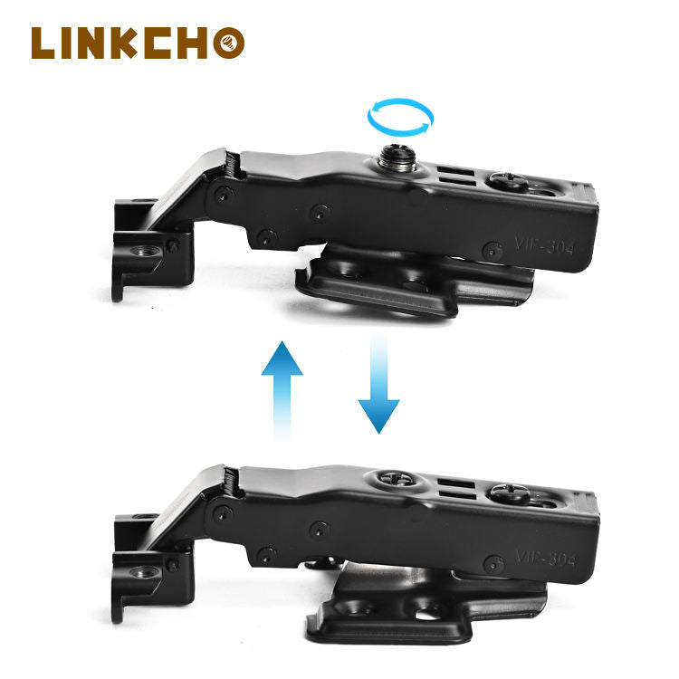 Hydraulic Golden Stainless Steel Frame Hinge Soft-Closing Silent High Quality Kitchen Bedroom Wine Cupboard Wardrobe