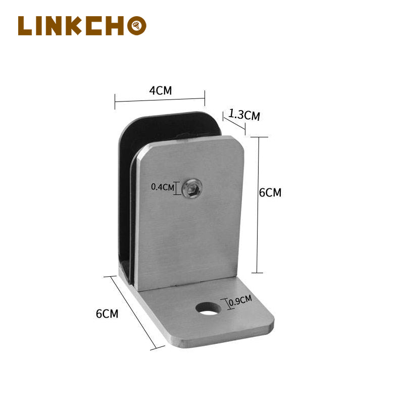 Balustrades Shower Glass Hardware Fitting Patio Glass Railing Clamp Fence Bracket Stainless Steel Glass Clip