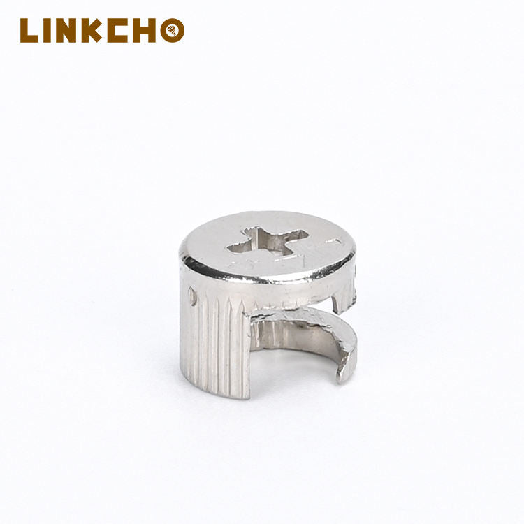 15*12mm Stainless Steel 3-in-1 Mini FixDowel Pin Furniture Cam Lock Screws Nut Fastener Cabinet Connector Panel Bolts Sturdy