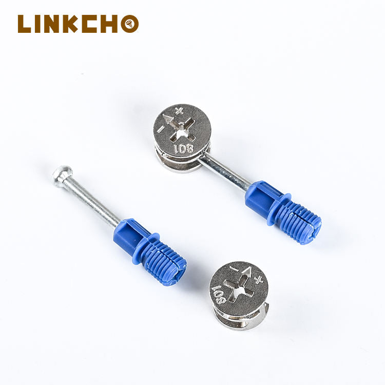 2 in 1 Invisible Connector Furniture Cam Lock Screws Stainless Steels Crews Connector Nuts and Bolts for Kitchen Cabinet