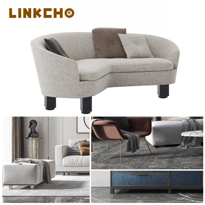 Adjustable Furniture Sofa Leg Aluminium Alloy Replacement Chair Table Legs with Leveling Feet