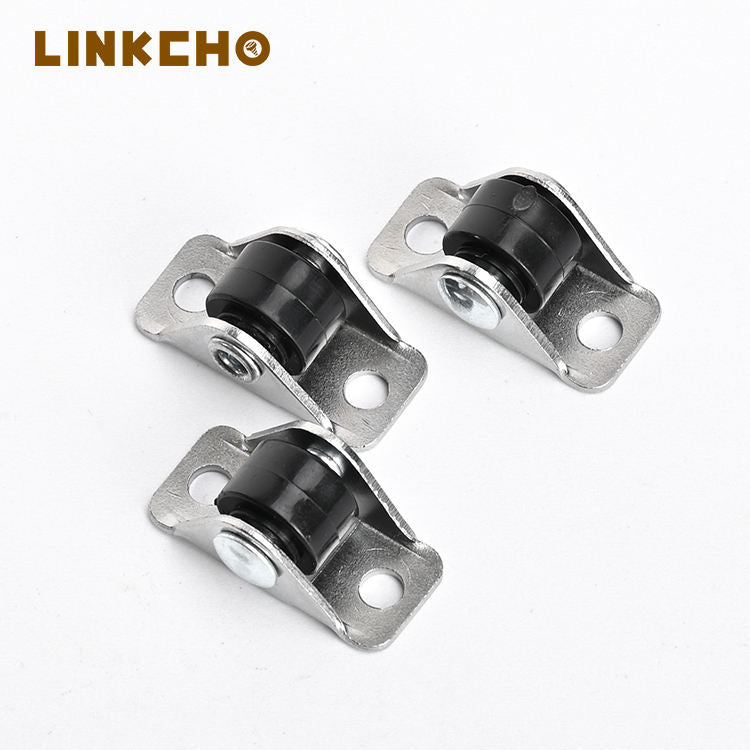0.5 Inch Mini Swivel Casters Brake Silent Nylon Wheels for Hospital School Bathroom Dining Furniture-Durable