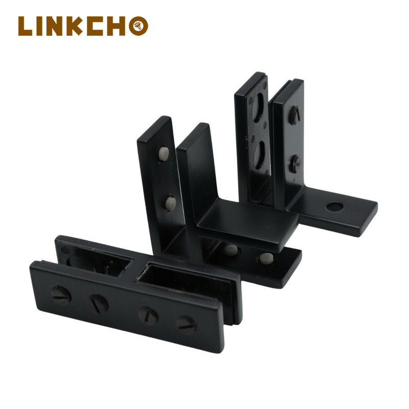 Stainless Steel Corner Glass to Glass Panel Holder Clip Clamp for Balustrade Railing Balcony Glass Fence