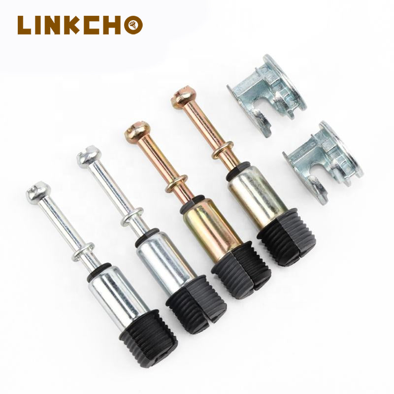Hardware 2-in-1 Eccentric Wheels Furniture Cam Lock Fasteners Multi-Size Repair Spare Parts Nut & Bolt Quick Install