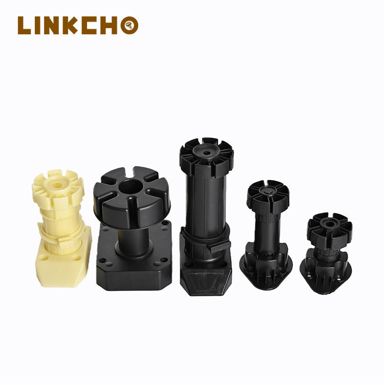 PP Adjustable Heavy Duty Furniture Legs for Kitchen Dining Hotel & Living Room Cabinets-Modern Design Plastic