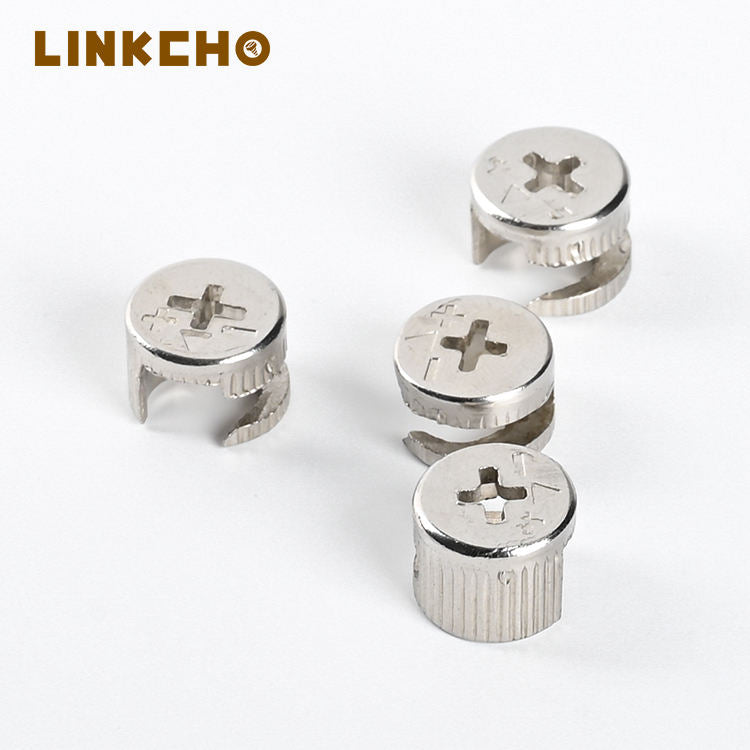 Metal Furniture Fitting Invisible Hidden Bolts Kitchen Cabinet Joint Cam Lock Screw Fasteners Connectors Set Cams and Dowel Pin