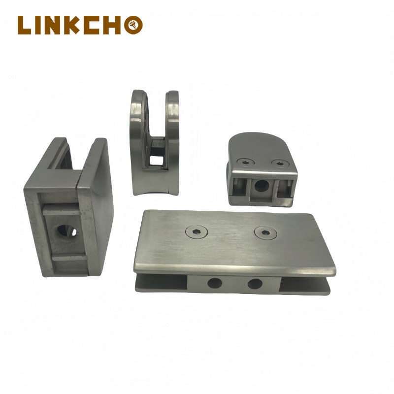 8mm/10mm shower glass clamp CNC stamping machining services glass clips clamp