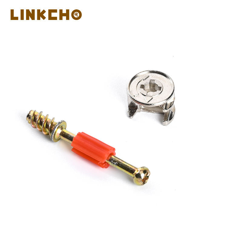 Three-in-One for Minifix Furniture Connector Excentric Cam Invisible Connecting Bolt for Workshop Furniture Fittings