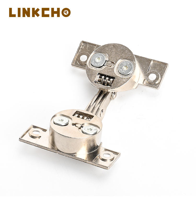 125 Angled Hinge Cabinet Door 4 Holes Zinc Alloy Springless Silent Soft Closing
