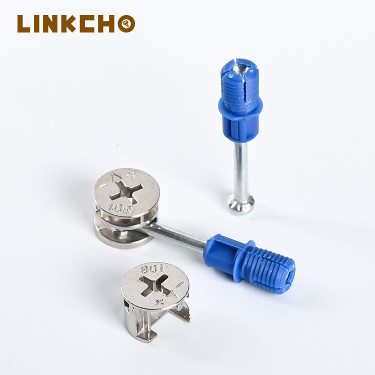 2 in 1 Invisible Connector Furniture Cam Lock Screws Stainless Steels Crews Connector Nuts and Bolts for Kitchen Cabinet
