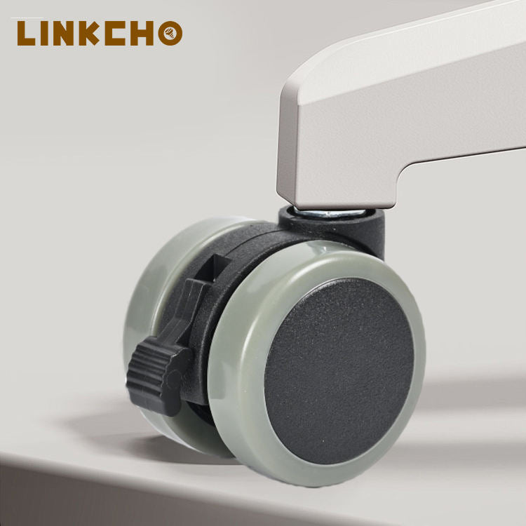 40mm Swivel Casters PP+PVC Bolt-Hole Furniture Caster Dentist Stool Foot Wheel for Chair Swivel