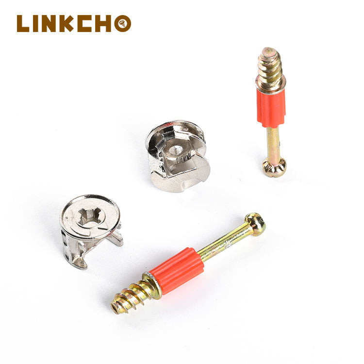 Three-in-One for Minifix Furniture Connector Excentric Cam Invisible Connecting Bolt for Workshop Furniture Fittings