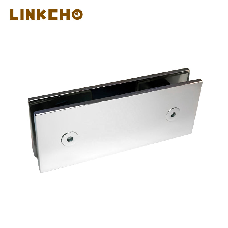 No Drill Fixed Panel Clip Shower Glass Clamp Clip Glass Door Clamp