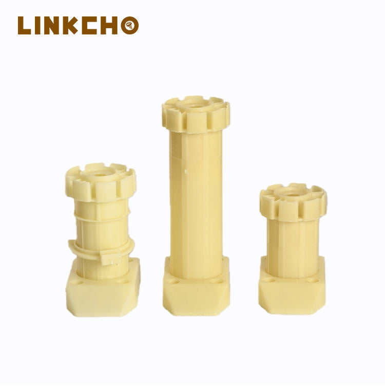 PP Adjustable Heavy Duty Furniture Legs for Kitchen Dining Hotel & Living Room Cabinets-Modern Design Plastic