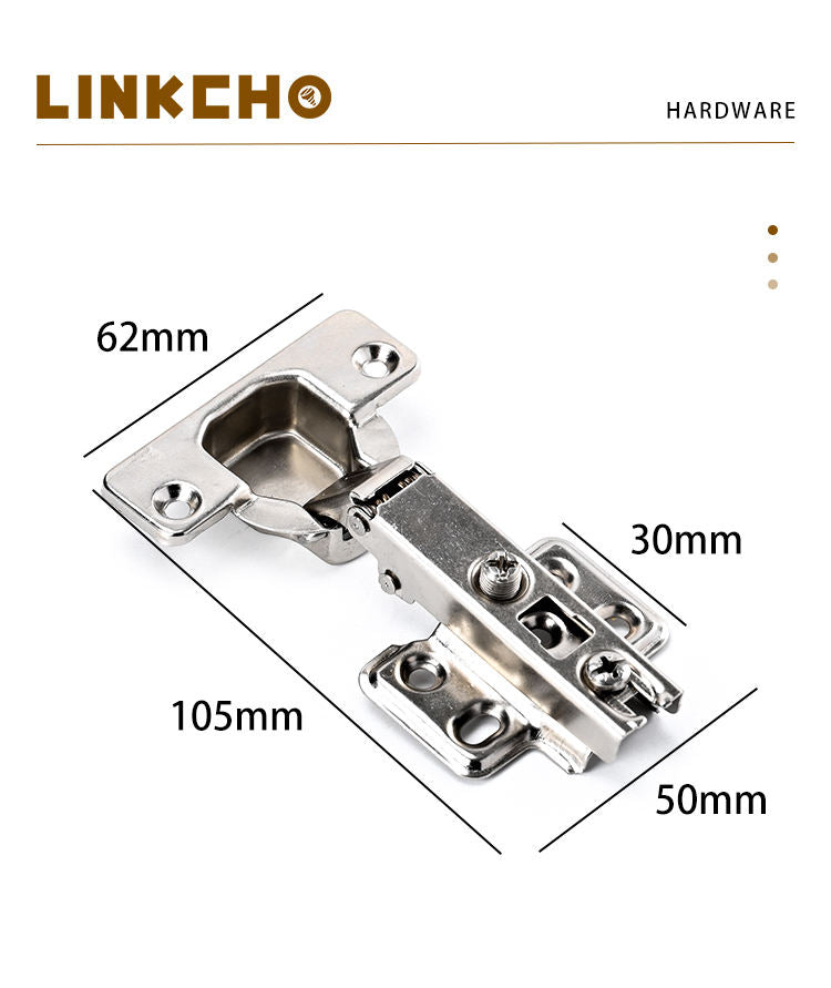 Iron Furniture Hardware Kitchen Cupboard Hinge Living Room Wardrobe Hinge Full Overlay Cabinet Hinge