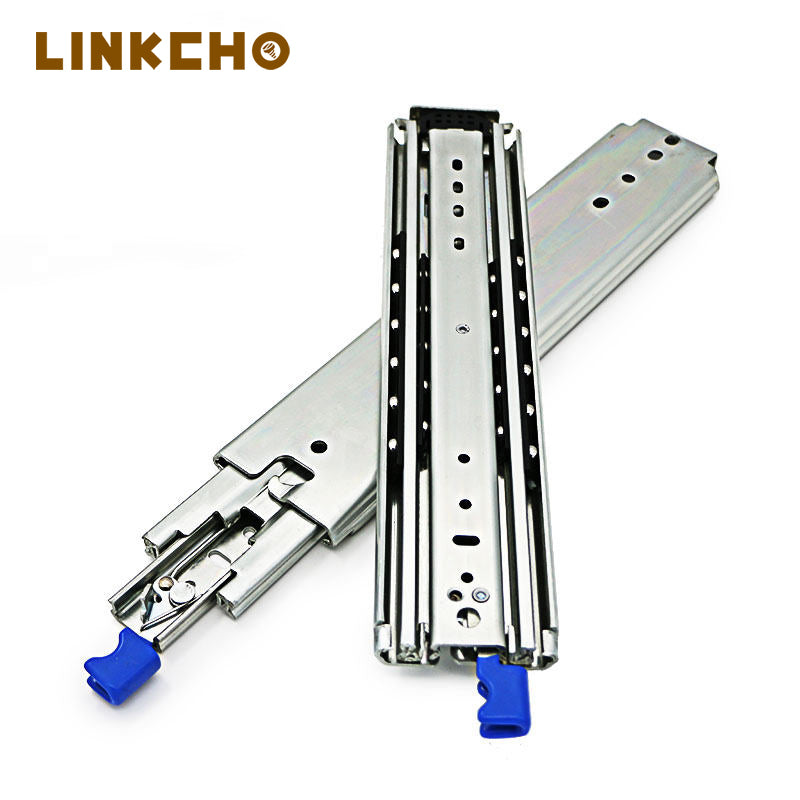 227KG Full Extension Lock-In and Lock-Out Heavy Duty Slide Rail Full Extension Drawer Slide Ball Bearing Drawer Slide