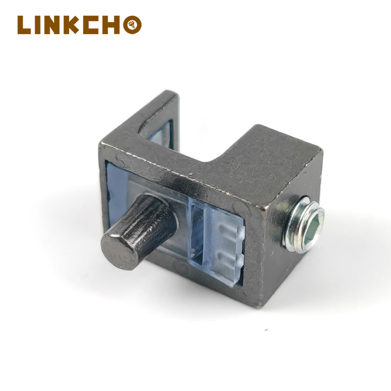 Factory Custom Zinc Alloy Integrated Molding Bathroom Door Adjustable Glass Clip Clamp for Glass Cabinet Wall Shelf