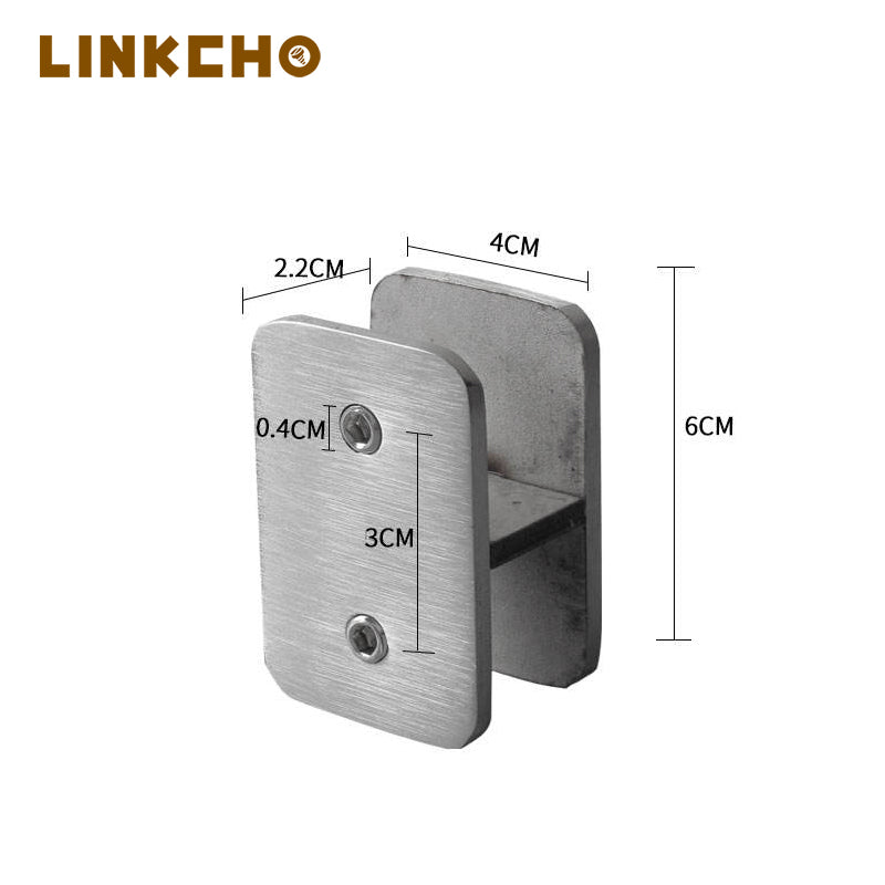 Balustrades Shower Glass Hardware Fitting Patio Glass Railing Clamp Fence Bracket Stainless Steel Glass Clip