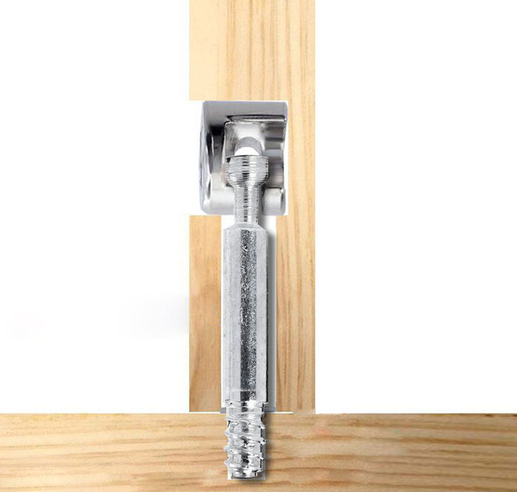 Furniture Hardware Cam Dowel Lock Connector Bolts Set Screws with Zinc Plated Carbon Steel and Wooden Dowel Nut
