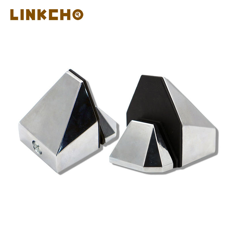 Zinc Alloy Glass Clamp Holding Railing Clip Adjustable Glass Clip