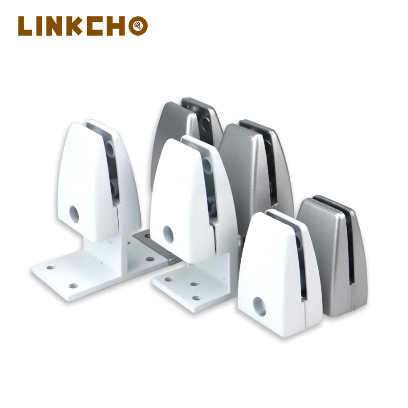 Wholesale Furniture High Quality Aluminum Alloy Glass Clamp Desk Partition Glass Clip