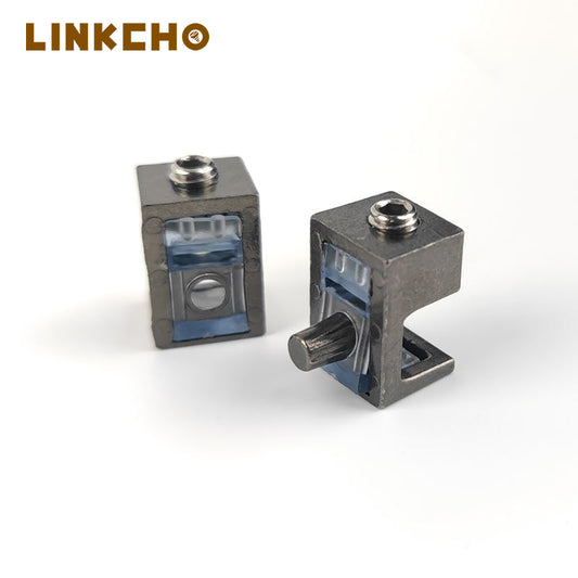 Factory Custom Zinc Alloy Integrated Molding Bathroom Door Adjustable Glass Clip Clamp for Glass Cabinet Wall Shelf