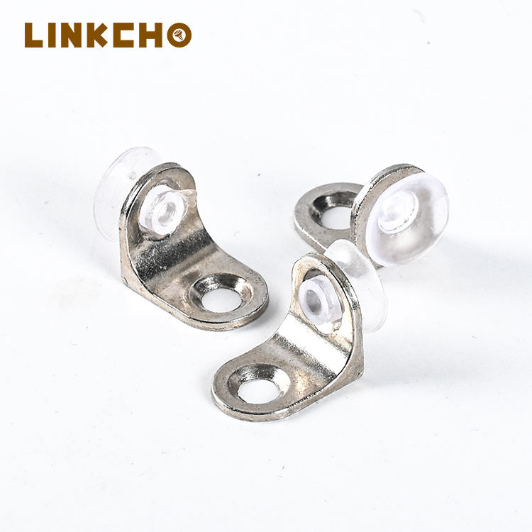 LINKCHO Iron Furniture Glass Shelf Holders Pins Support Pegs Suction Cup Wardrobe Partition Cabinet Hardware Shelves