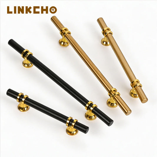 European Kitchen Cabinet Handle Stainless Steel Kitchen Drawer Pull Doors Handle Furniture Hardware Accessories Handles