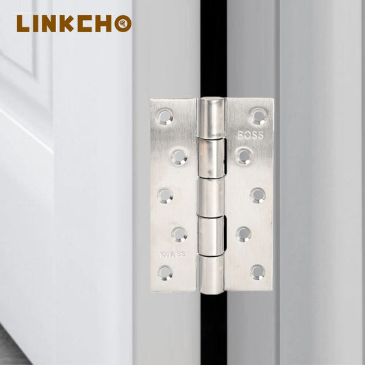 LINKCHO 5-inch Stainless Steel Folding Door & Window Hinges for Bedroom and Bathroom Contemporary Design Easy Installation