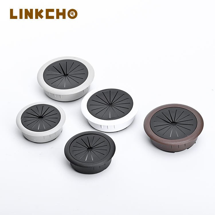 Factory Wholesale USB Threading Hole Cover Computer Cable Grommet Hardware Desk Wire Box for Kitchen Use