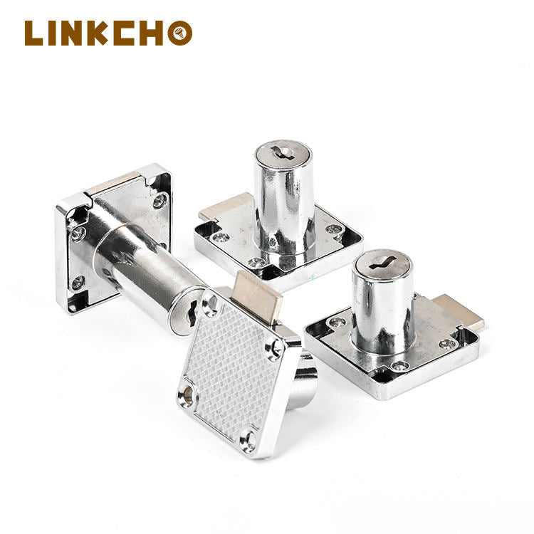 LINKCHO Office Desk Drawer Locks Wardrobe Extension Locks Solid Locks for Bedside File Cabinets and Bookshelves