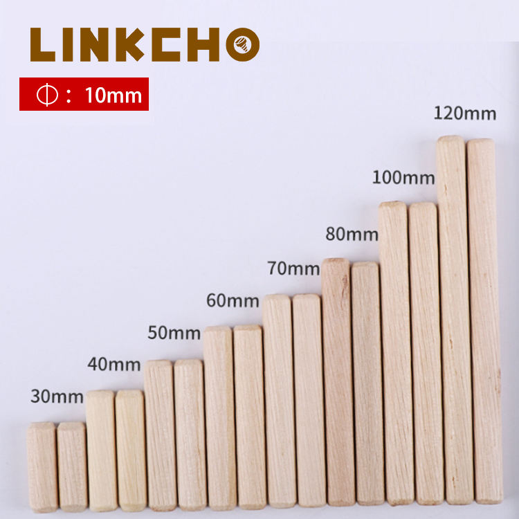 Furniture Leg Supports Anti-Slip Heavy Duty Durable Round Wooden for Wooden Sleepers 30 40 50 Mm Length Processed Wood