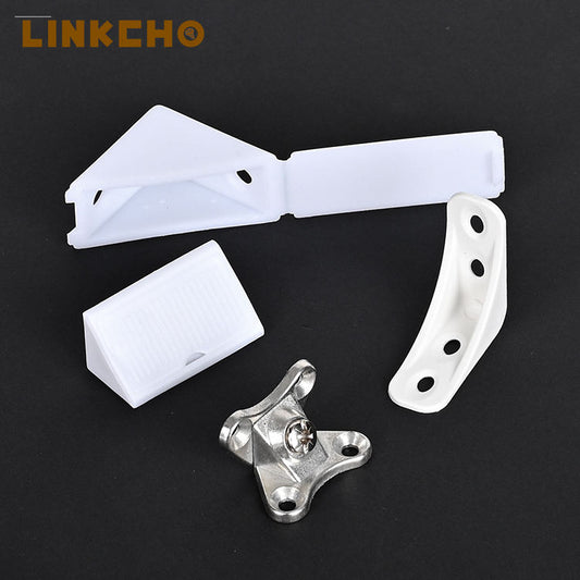 Right Angle Plasti Cabinet Corner Bracket for Wood Furniture Hardware Accessories Kitchen Bedroom Dining Room and Hotel Use