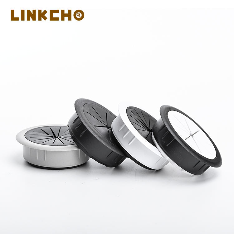 Factory Wholesale USB Threading Hole Cover Computer Cable Grommet Hardware Desk Wire Box for Kitchen Use