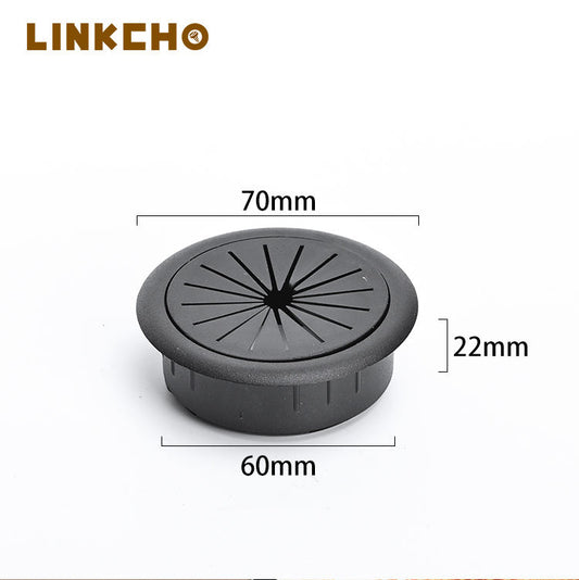 Factory Wholesale USB Threading Hole Cover Computer Cable Grommet Hardware Desk Wire Box for Kitchen Use