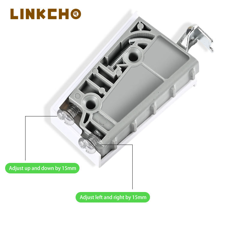 LINKCHO White Gray ABS Cupboard Suspension Hanger Wardrobe Support Bracket Wall Hanging System Kitchen Cabinet Hanger Brackets