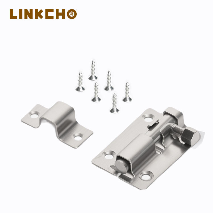Wholesale Modern Stainless Steel Concealed Door Latch Slide Barrel Bolt Sliding Plug for Hotel Kitchen Use Easy Installation