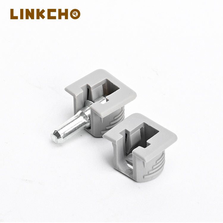 Two-in-One Plate Supports with Hidden Sliding Cover Iron Wooden Furniture Hardware Connector Shelf Support Concealed Design
