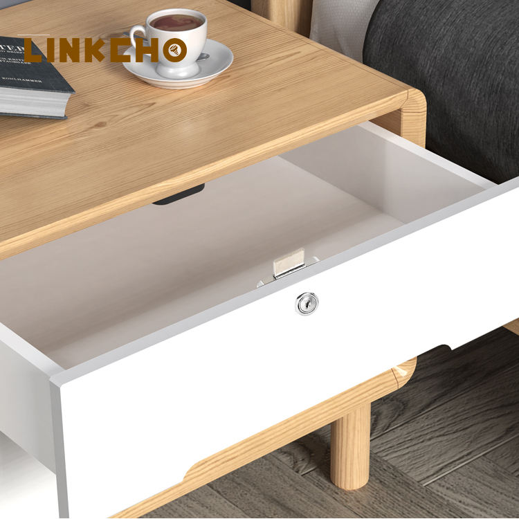 LINKCHO Modern Cabinet Lock Core Plastic Key-Unlock Drawer Lock Iron Office & Bedroom for Hotels Kitchens Schools