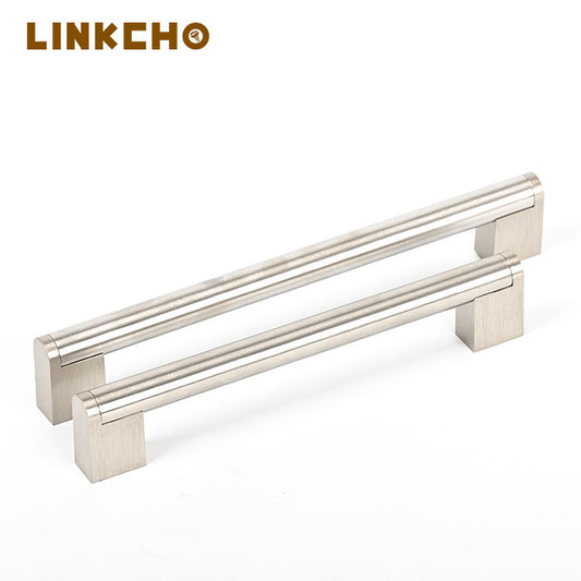 LINKCHO Stainless Steel Hollow U-shaped Drawer Handles for Kitchen Dresser Bedroom Cabinets and Wardrobes