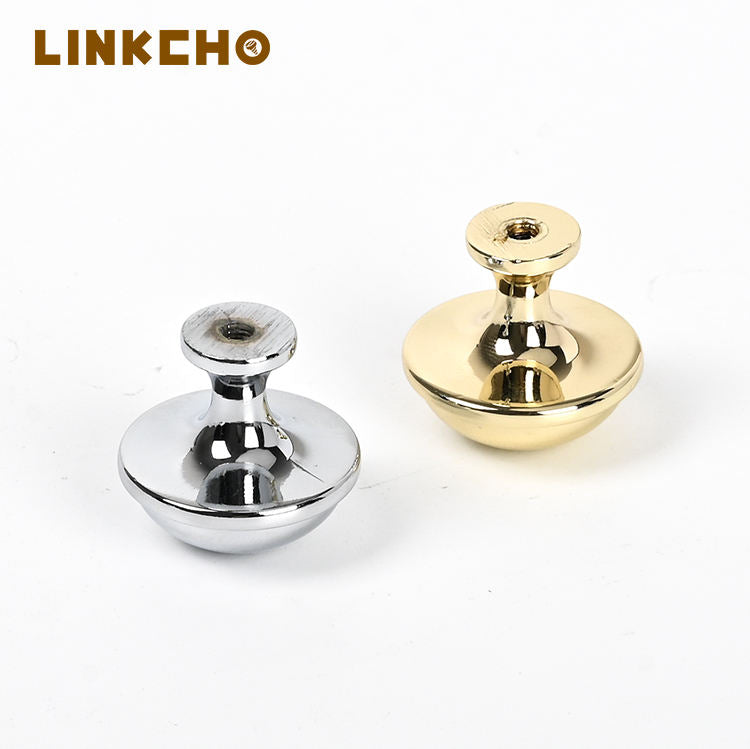 LINKCHO Mushroom-shaped Door Handles Simple Drawer Handles Round Furniture Handles Zinc Alloy Single-hole Handles