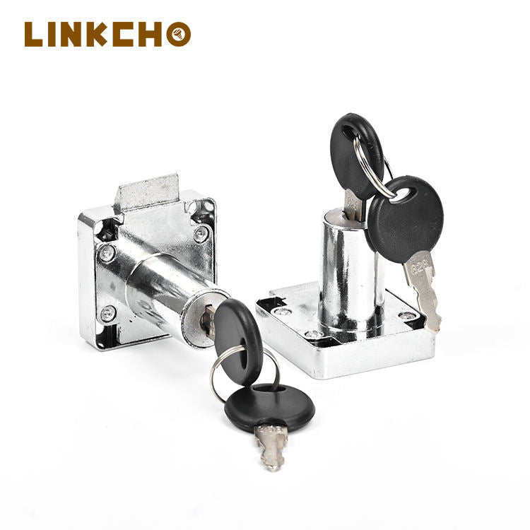 LINKCHO One Way Drawer Lock for Cabinet Door and Furniture Desk Drawer Suitable for 32mm Thickness Wooden Drawer and Door