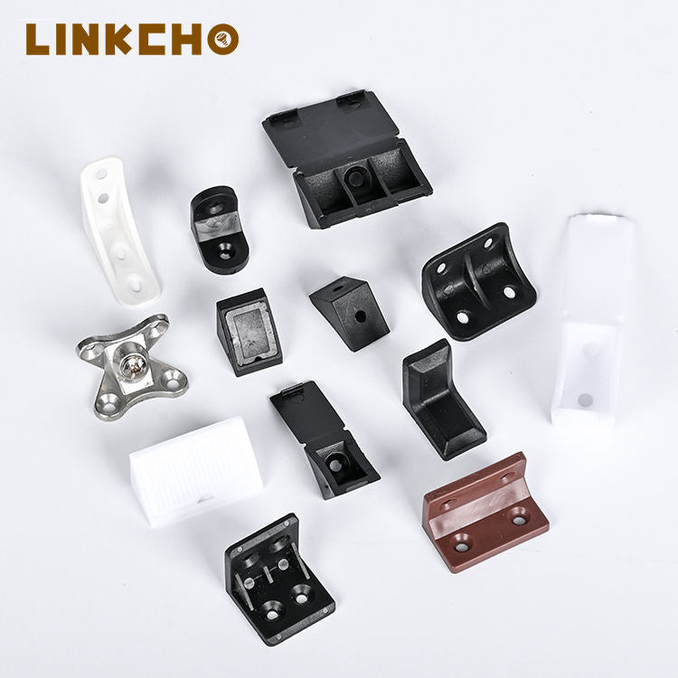 Right Angle Plasti Cabinet Corner Bracket for Wood Furniture Hardware Accessories Kitchen Bedroom Dining Room and Hotel Use