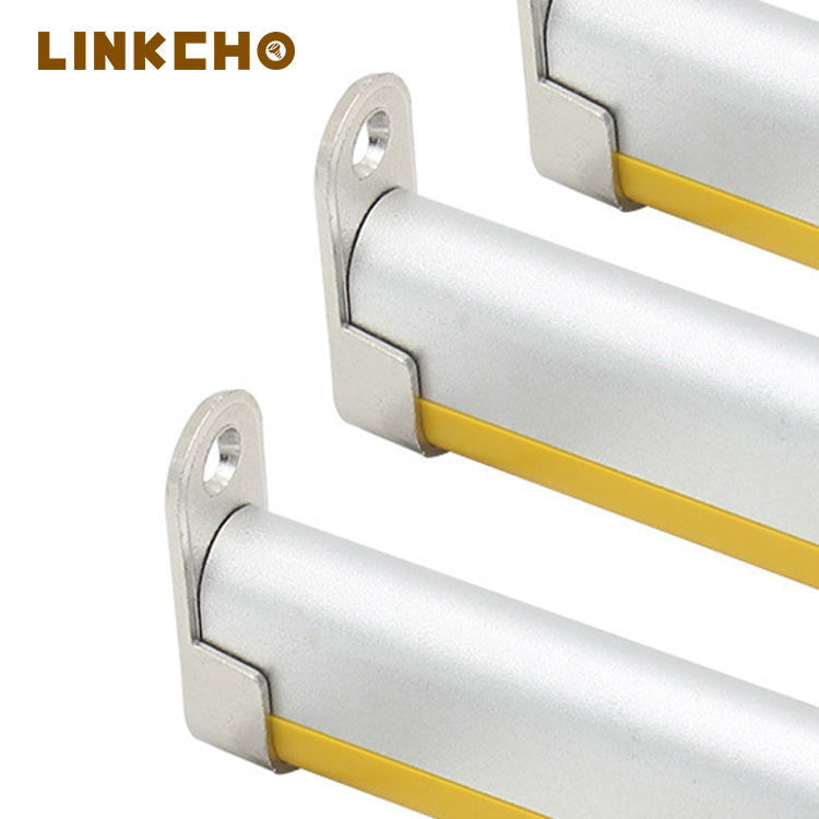 Widened Clothes Tube Support Die Casting U-shaped Flange Seat Wardrobe Flat Tube Hanging Clothes Rod Support Fixing Accessories