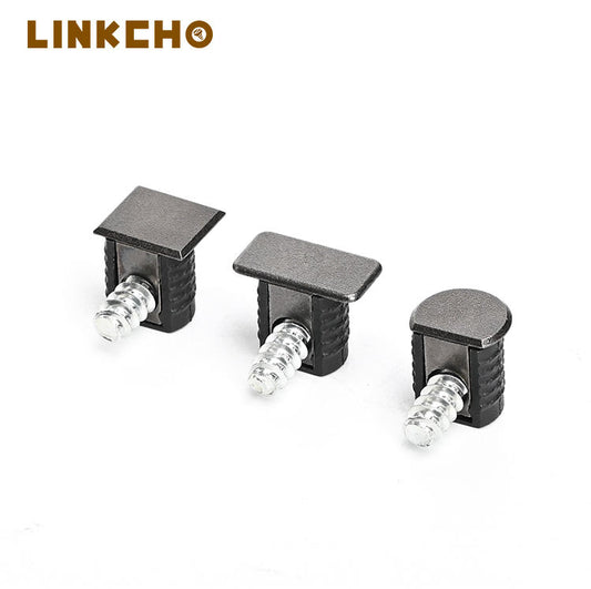 LINKCHO 12cm Minimalist Movable Three-in-One Layer Kitchen Cabinet Tray Shelf Support Fittings Connectors Zinc Alloy Plastic