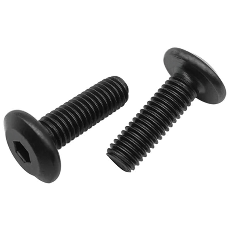 Stainless Steel Hex Socket Furniture Chamfered Head Machine Bindingpost Button Head Cap Self Drilling Bolt Black Oxide Metric