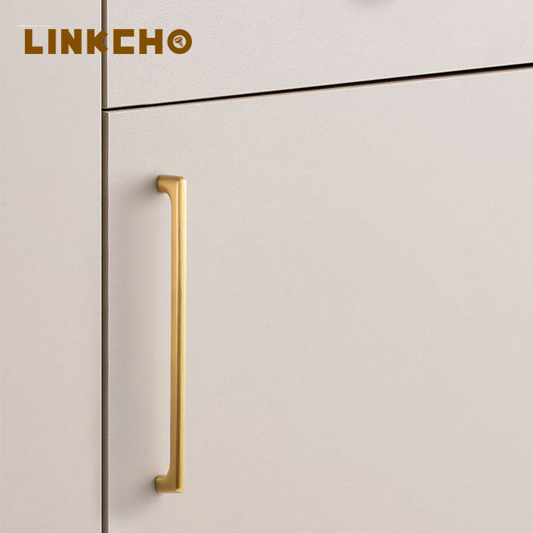 LINKHO Wholesale Zinc Alloy Bedroom Furniture Handles for Dresser Drawer Solid Cabinet-Durable