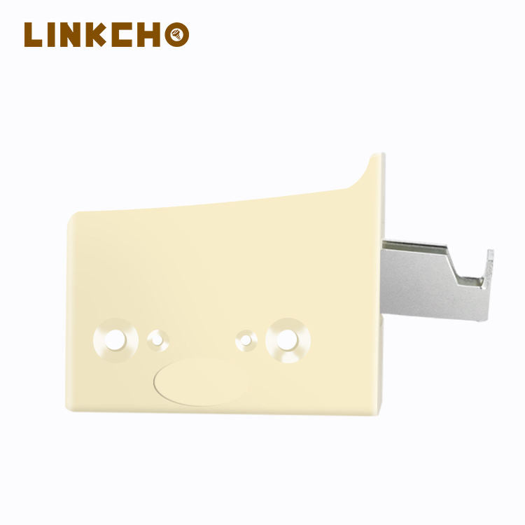 LINKCHO Kitchen Hardware Cabinet Hanging Brackets Hanger Plastic for Furniture Hanging Code Cover Easy Installation