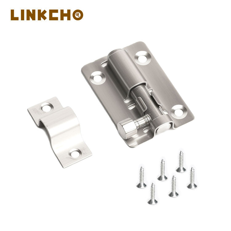 Wholesale Modern Stainless Steel Concealed Door Latch Slide Barrel Bolt Sliding Plug for Hotel Kitchen Use Easy Installation