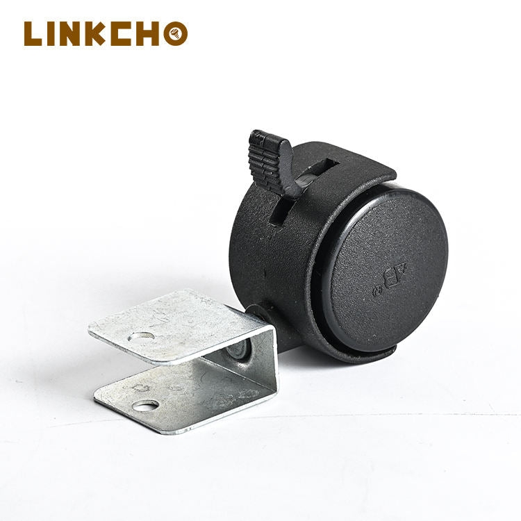 Wholesale Flower Pot Casters Rack Gym Hospital Use Light Duty Adjustable Durable Nylon Wheel Pulley U-shaped